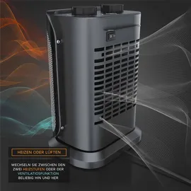 Brandson Keramikheizlüfter 1500 W Schwarz