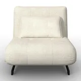 Schlafsessel Luna Weiß Bouclé