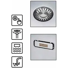 Franke Epos EOX 110-45 + Stopfenventil