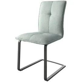 DeLife Freischwinger Maddy-Flex Stripes Mint Freischwinger flach Schwarz