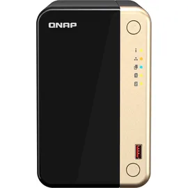 QNAP TS-264 Leergehäuse Schwarz/Gold