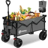 Sekey Bollerwagen XXL faltbar grau