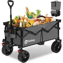 Sekey Bollerwagen XXL faltbar grau