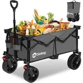 Sekey Bollerwagen XXL faltbar grau