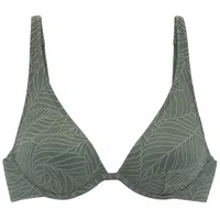 LASCANA Bikini-Top Damen Oliv 38 Cup E