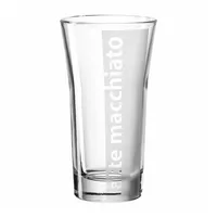 montana-Glas Latte-Macchiato-Glas :latte 200 ml, Glas weiß
