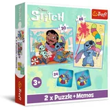 COFI Lilo - Stitch, 3in1: Puzzle & Memory Spielspaß für Kinder