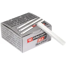 FACOM Fettkreide Steatit Weiß 10 X 100 Mm, 50 Stück