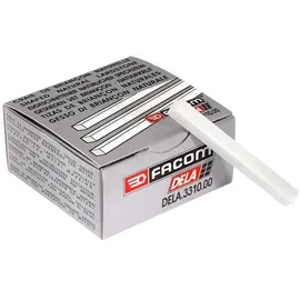 FACOM Fettkreide Steatit Weiß 10 X 100 Mm, 50 Stück