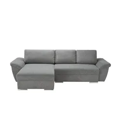Ecksofa  seitenverkehrt montierbar Valencia ¦ grau ¦ Maße (cm): B: 272 H: 86 T: 156.0