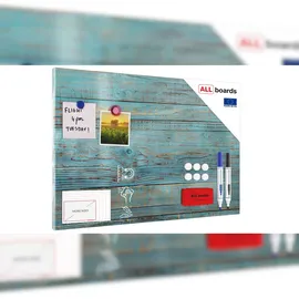 ALLboards Magnettafel 60 x 40 cm Blau