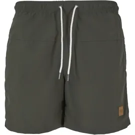 URBAN CLASSICS Badeshorts Block Swim Short Olive L