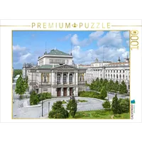 Calvendo Puzzle Leipzig - Gewandhaus und Bibliothek um 1900