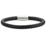 Bruno Banani Lederarmband grau 20,5