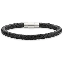 Bruno Banani Lederarmband grau 20,5