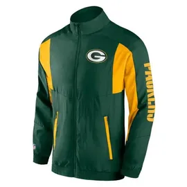 Fanatics Woven Track Jacke grün L