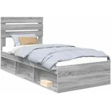 vidaXL 100 x 200 cm Grau