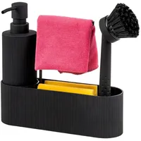 ELUNO Spülbecken-Set 22 x 24 x 6,5 cm Schwarz