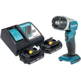 Makita Makita, Arbeitsleuchte, DML 808 RY Akku Handstrahler 14,4 / 18 V 190 lm LED + 2x Akku 1,5 Ah + Ladegerät (190 lm)