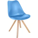 CLP Esszimmerstuhl Sofia Kunststoff, Esszimmerstuhl aus Kunststoff blau