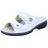 Pantolette Zeno silber / weiß 38