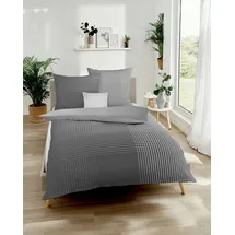 KAEPPEL Master Mako-Satin zinn 135 x 200 cm + 80 x 80 cm