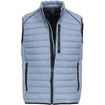 CasaModa Kurzweste CASAMODA "CASAMODA Weste uni", Herren, Gr. 5XL, blau (hellblau), 100% Polyester, Westen