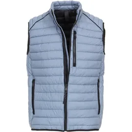 CasaModa Kurzweste CASAMODA "CASAMODA Weste uni", Herren, Gr. 5XL, blau (hellblau), 100% Polyester, Westen