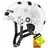 51-55 cm Kinder white flower black