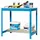 Simon Rack Simonrack Werkbank BT0 900 blau 90,0 x 61,0 x 84,2 cm, - Blue / Brown - One Size