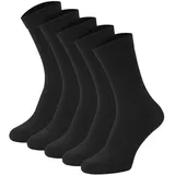 JACK & JONES JACK & JACBLACK SOCK, Baumwollmischung, einfarbig, Schwarz 33-37