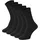 JACK & JONES JACK & JACBLACK SOCK, Baumwollmischung, einfarbig, Schwarz 33-37