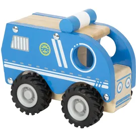 Small Foot Company Polizeifahrzeug aus Holz 11077 1,5 Jahre Blau