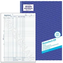 Avery Zweckform Formularbuch Kassenbuch 426 A4 Weiß