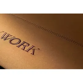 aea Designer Büro Arbeit Zimmer Set Sessel Eckschreibtisch Komplett Set Möbel 2tlg. - Braun