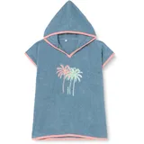 Playshoes Unisex Kinder Frottee-Poncho Bademantel Handtuch, Palmen, S (bis ca. 4 Jahre)