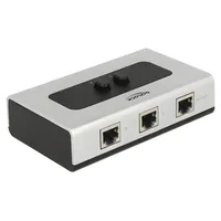 DeLock Switch RJ45 10/100/1000 2 port manual bidirectional