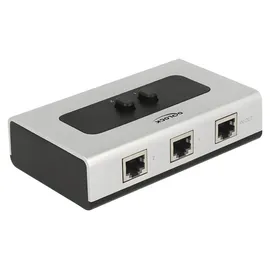 DeLock Switch RJ45 10/100/1000 2 port manual bidirectional