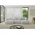 altdecor Wohnlandschaft, mit Schlaffunktion und Bettkasten ONESK-U 317x177x72 Hellgrau Bouclé