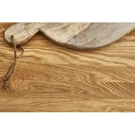 SAM Outillage Couchtisch Baumkante 80x80 cm Wildeiche silber grau sessa