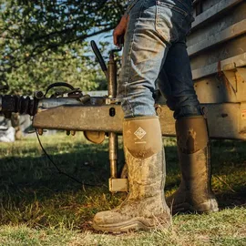 Muck Boots Muckmaster High, Unisex-Erwachsene Gummistiefel, Braun (Moss/Moss), 47 EU