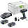 Festool T 18+3-Basic inkl. 2 x 4,0 Ah + Schnellladegerät + Systainer