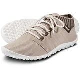 Leguano Beat Damen Barfußschuh beige 42