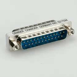 ROLINE Mini Gender Changer, 25pol. Stecker-Stecker