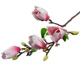 Charmante künstliche Magnolien-Orchidee für elegantes Zuhause und Hochzeit (für Pink)