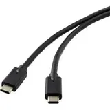 MicroConnect DOCKUSB3.2CC1 USB Kabel USB 3.2 Gen 2 (3.1 Gen 2) 1 m, USB C Schwarz