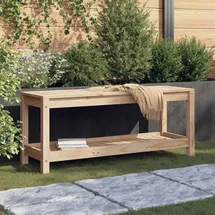 vidaXL Gartenbank 108 x 35 x 45 cm Braun