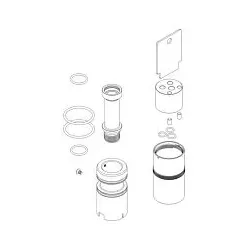 Herzbach MODUL7 Verlängerung 30mm Hebelmischer 70.718002.1.09 Brausehalterset 1 Verbraucher