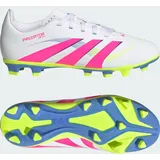 Adidas Predator Club FG/MG Fußballschuh WEISS|rosa|HELLGELB 33