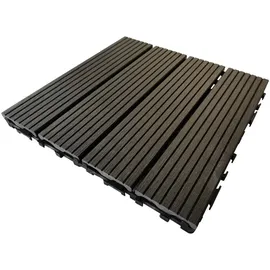 prestige home living outdoor Maurice Anthrazit 30 x 30 x 2,4 cm 11 St.